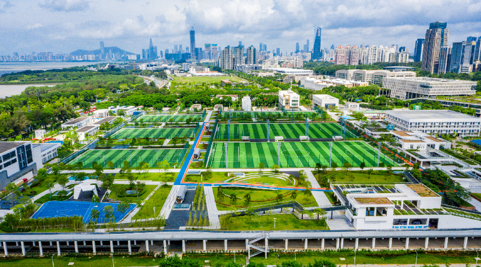 全国首创“双层空间”！运动场下的福田水质净化厂