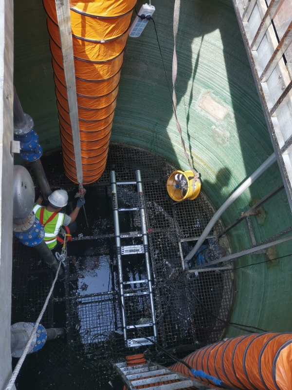 宁阳华龙水业：污水泵站成功“换芯”