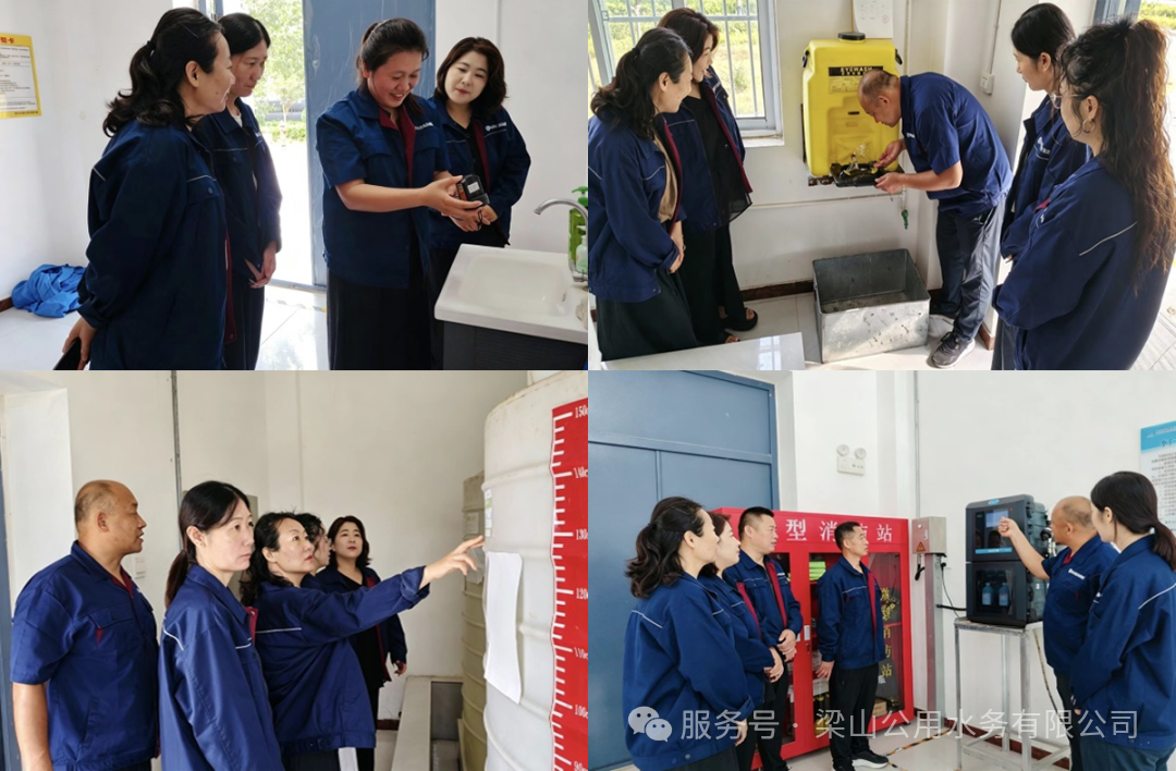 梁山水务：开展水质消杀设备规范化操作演练